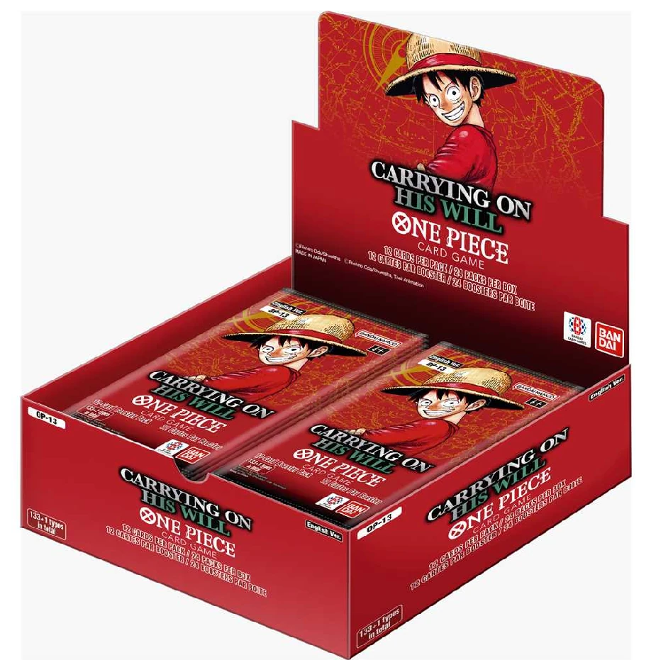 VORBESTELLUNG: One Piece OP13 - Carrying on his Will - Booster Display Englisch