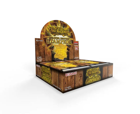 Yu-Gi-Oh! Quarter Century Stampede Booster Display (Englisch)
