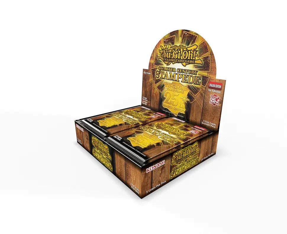 Yu-Gi-Oh! Quarter Century Stampede Booster Display (Englisch)
