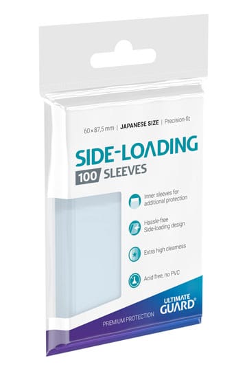Ultimate Guard Precise-Fit Kartenhüllen Side-Loading Japanische Größe Transparent (100)