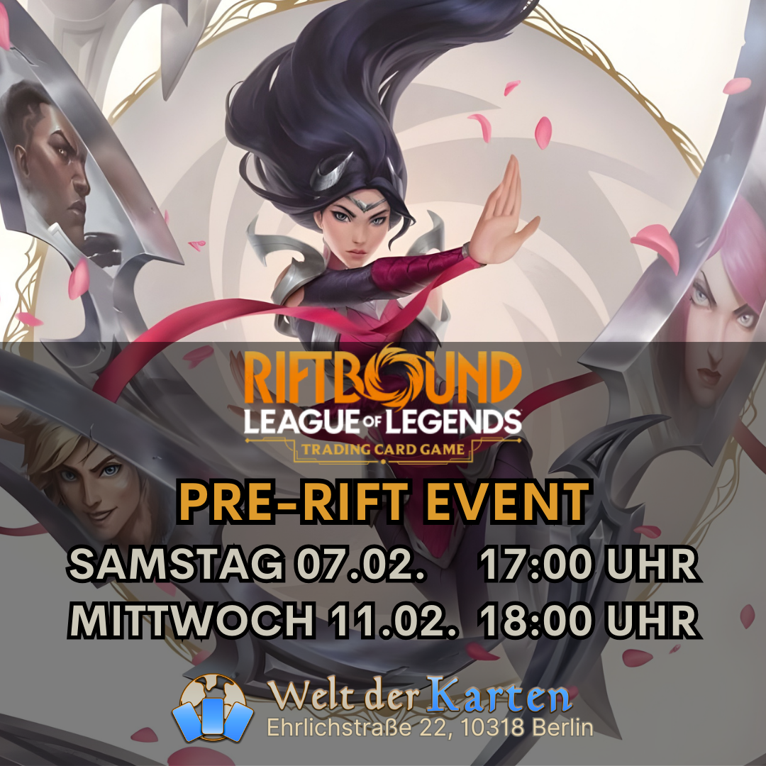 11.02.25 Mittwoch - Riftbound Spiritforged Pre-Rift Event Ticket