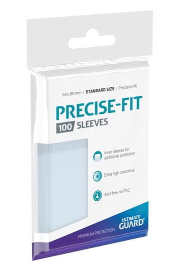 Ultimate Guard Precise-Fit Kartenhüllen Standard Size Transparent (100)