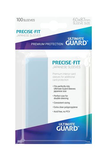 Ultimate Guard Precise-Fit Kartenhüllen Japanische Größe Transparent (100)