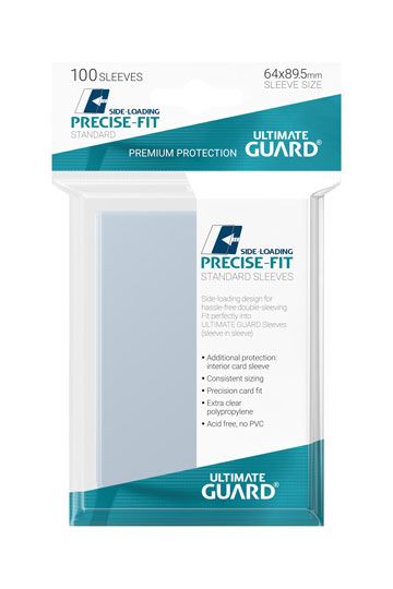 Ultimate Guard Precise-Fit Kartenhüllen Side-Loading Standard Size Transparent (100)