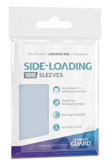 Ultimate Guard Precise-Fit Kartenhüllen Side-Loading Japanische Größe Transparent (100)